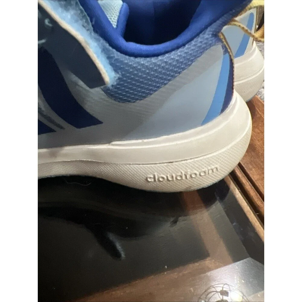 Adidas Cloudfoam Sneakers Kids Size 13 Blue Hook and Loop Athletic Running Shoes